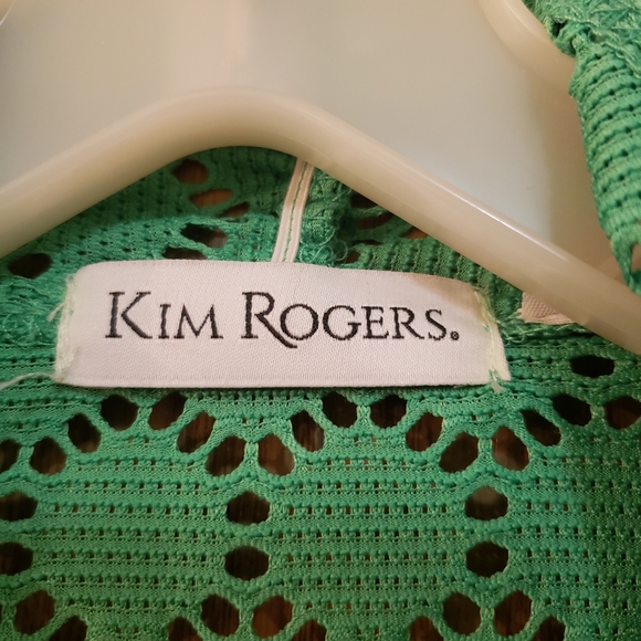 Beautiful lace, open front cardigan with 3/4 sleeves (with gathering details). - Picture 2 of 5